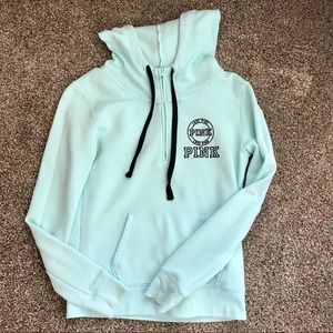 PINK by Victoria’s Secret Light Blue Quarter Zip